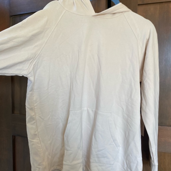 Cream Hooded soft cozy NWT Bamboo Sweatshirt women’s L - Picture 2 of 8